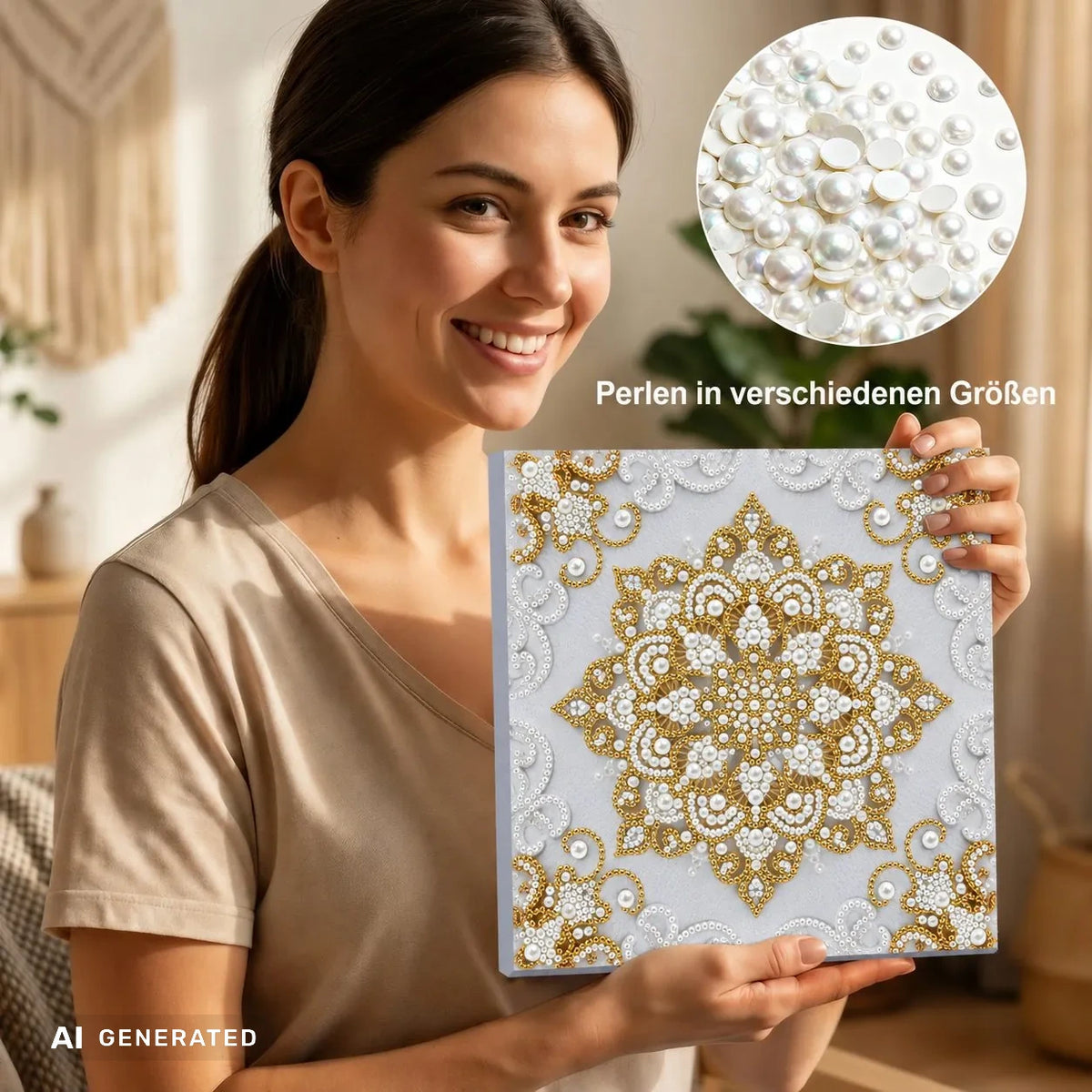Golden Lotus Mandala